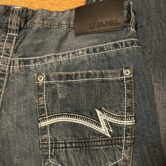 Black Brand Skinny Dark Blue Denim Jeans 34 x 32 - Picture 7 of 11